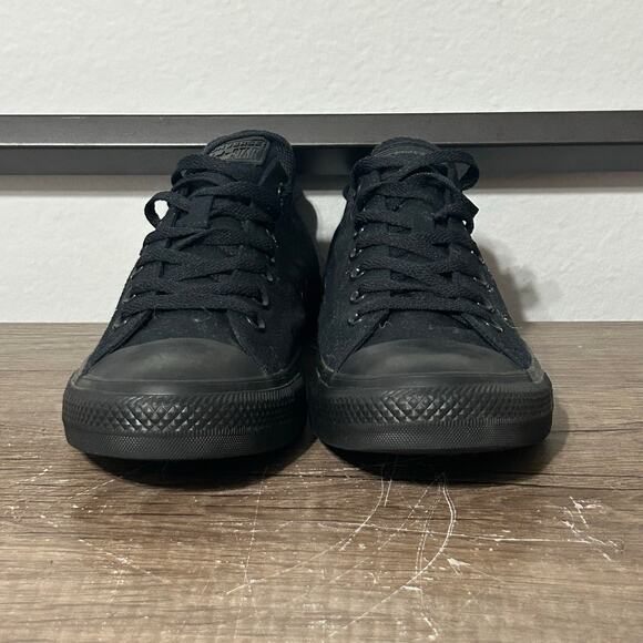 Converse Chuck Taylor All-Star Low Top Men’s Shoes Sneakers Size 10.5 Black - Picture 2 of 8